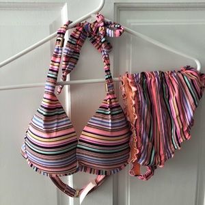 Victoria Secret Striped Bikini
